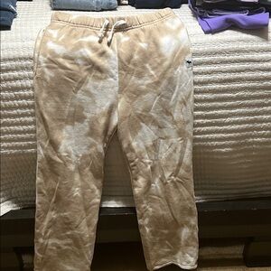 Abercrombie Kids Tan Tie-Dye Joggers